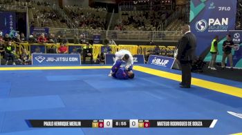 Mateus Rodrigues De Souza vs Paulo Henrique Merlin 2025 Pan Jiu Jitsu IBJJF Championship