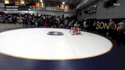 215 lbs Champ. Round 1 - Sean Flores, Montclair vs Elijah Juarez, Etiwanda
