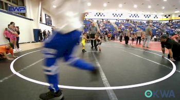 40 lbs Semifinal - Geronimo Tecumseh II, Mojo Grappling Academy vs Everett Long, Tiger Trained Wrestling