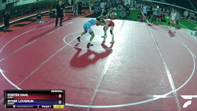106 lbs Semifinal - Porter Dahl, Utah vs Ryder Loughlin, Hawaii