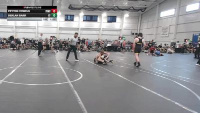 120 lbs Round 1 (6 Team) - Deklan Barr, Garnett Trained vs Peyton Vowels, Phoenix WC