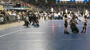 45 lbs Round Of 16 - Elliana Zimmerman, Highlands vs Everly Weimer, Baldwin