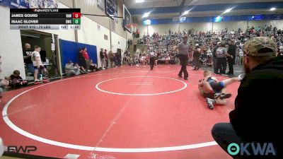75 lbs Rr Rnd 2 - James Gourd, Raw Wrestling Club vs Isaac Glover, Brushy Wrestling Club