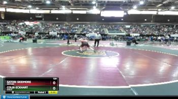 120 lbs Cons. Round 1 - Colbi Eckhart, Eagle vs Satori Skidmore, Owyhee