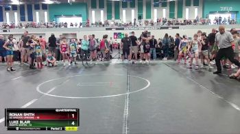 64 lbs Quarterfinals (8 Team) - Ronan Smith, U2 Upstate Uprising vs Luke Blair, Misfits United