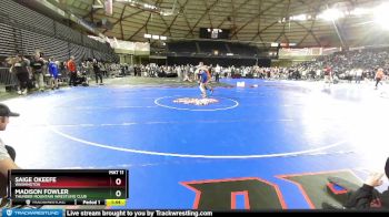 130 lbs Round 2 - Madison Fowler, Thunder Mountain Wrestling Club vs Saige Okeefe, Washington