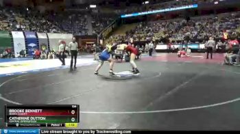 194 lbs Semifinal - Brooke Bennett, North County vs Catherine Dutton, Central (Springfield)