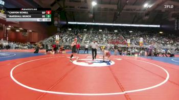 2A-120 lbs Champ. Round 1 - Marshall Munch, Hulett vs Canyon Schell, Big Piney