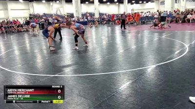 175 lbs Round 3 (8 Team) - James Deluise, MAWA Blue vs Aidyn Merchant, Team STL Orange