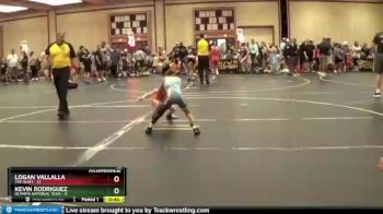 52 lbs Quarterfinals (8 Team) - Logan Vallalla, The Hunt vs Kevin Rodriguez, Olympia National Team