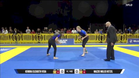 Kendra Elizabeth Vega vs Mazzie Milles Hetzel 2025 Pan IBJJF Jiu-Jitsu No-Gi Championship
