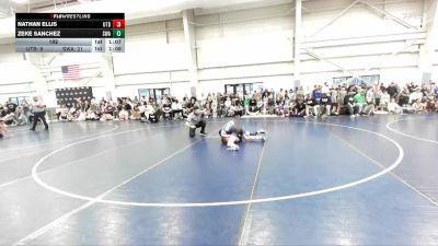 102 lbs Semis & 1st Wrestleback (8 Team) - Zeke Sanchez, Sanderson Wrestling Academy vs Nathan Ellis, Utah Black