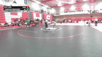 120 lbs Champ. Round 1 - Alex Cruz, Grandview vs Quintino Hernandez, Zillah