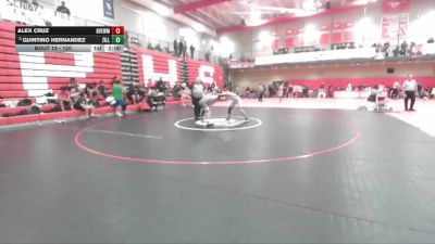 120 lbs Champ. Round 1 - Alex Cruz, Grandview vs Quintino Hernandez, Zillah
