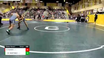 182 lbs Champ. Round 1 - MATEO MARTINEZ, Cerritos vs Victor Franklin, Vista Murrieta