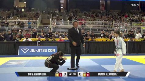 Jazmyn Alexis Lopez vs Sofia Marina Lema 2025 Pan Kids Jiu-Jitsu IBJJF Championship