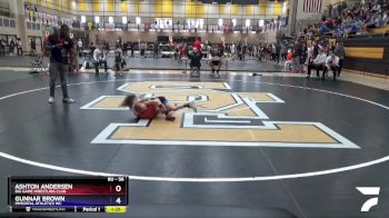 56 lbs Round 1 - Ashton Andersen, Big Game Wrestling Club vs Gunnar Brown, Immortal Athletics WC