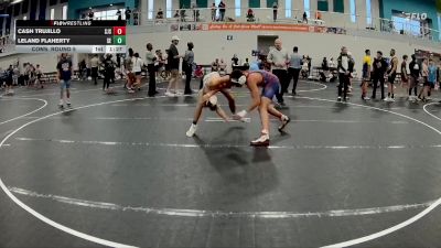 132 lbs Cons. Round 5 - Leland Flaherty, Swfl Elite vs Cash Trujillo, St. Johns Silverbacks