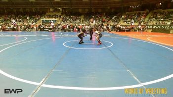 60 lbs Round Of 16 - Jameson Hubbard, South Central Punisher Wrestling Club vs Prince`Josiah Collins, Mighty Warriors Wrestling Academy