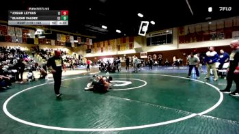 120 lbs Semifinal - Josiah Leyvas, La Serna vs Eliazar Valdez, Central Catholic