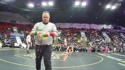 285 lbs Finals (8 Team) - Zachariah Linton, Hudson vs Gradyn Whelan, Clinton