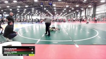 52 lbs Rd# 2 10:30am Friday - Roman Carter, Minion Black vs Micah Duncan, Westshore D.S