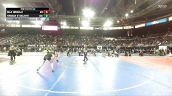 100 lbs Cons. Round 3 - Kinsley Steelman, Rocky Mountain vs Ella McCully, Mtn View Oregon