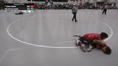 120 lbs Cons. Sub-rd Of 32 - Kobe Lemer, ReZults Wrestling vs Nolan Callahan, Beat The Streets Chicago-Midway