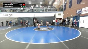 84 lbs Cons. Round 3 - Seth Robison, Thunder Ridge Outlaws Wrestling Club vs Blaine Black, Idaho