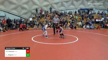 85 lbs Quarterfinal - Gunner Hanson, Freedom vs Levi Majors, Central Valley