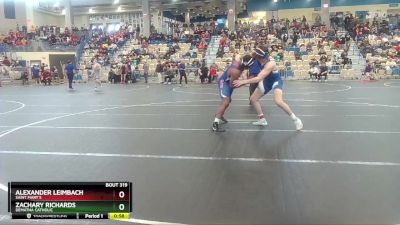 190 lbs Cons. Round 2 - Alexander Leimbach, Saint Mary`s vs Zachary Richards, DeMatha Catholic