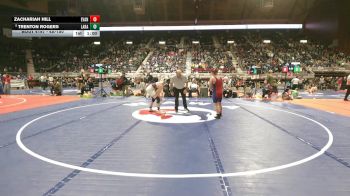 4A-150 lbs Cons. Round 1 - Zachariah Hill, Evanston vs Trenton Rogers, Laramie