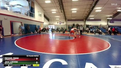 190 lbs 1st Place Match - Jace Lijewski, Kelly Walsh vs Michael Swan, Natrona County