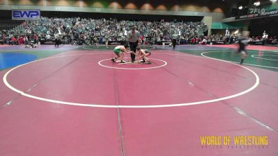 85 lbs Consi Of 16 #2 - Waylon Shroyer, Outlaws Wrestling Club vs Aiden Quezada, Predators Wrestling Club