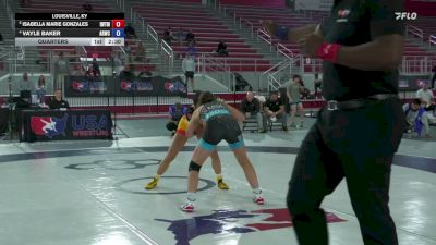 53 kg Quarters - Isabella Marie Gonzales, IWWC/ TMWC vs Vayle Baker, Army (WCAP)