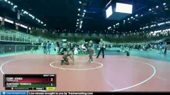 120 lbs Cons. Round 4 - CORY JONES, Thompson HS vs Gaetano Tedesco, Lake Gibson