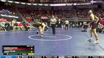 3A-145 lbs Champ. Round 2 - Jaxon Miller, Carlisle vs Cooper Paxton, Waterloo West