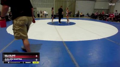 95 lbs Round 2 (6 Team) - Nila Bland, Pennsylvania vs Gurleen Khattra, Virginia