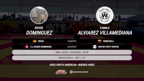 Roger Dominguez vs Camilo Alviarez Villamediana 2025 ADCC South American Championship