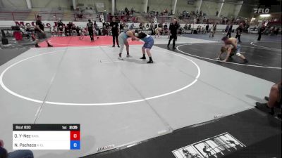 190 kg 5th Place - Quentin Yellowhair-Nez, Badlands Wrestling Club vs Niemiah Pacheco, X-CLUSIVE Wrestling