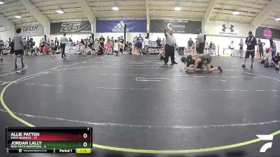 110 lbs Round 2 (6 Team) - Jordan Lally, Iron Faith Grappling vs Allie Patten, Mayo Quanchi