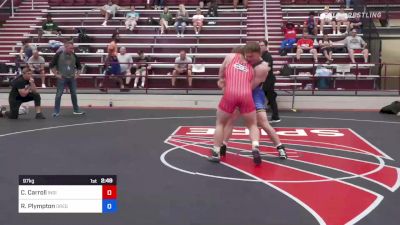 97 kg Rr Rnd 2 - Christian Carroll, Indiana vs Robert Plympton, Oregon