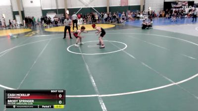 105 lbs Cons. Round 2 - Brody Springer, McCook Wrestling Club vs Cash McKillip, Pleasanton