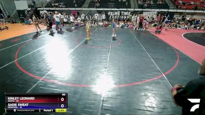 60 lbs Round 3 (8 Team) - Kinley Leonard, Idaho vs Sadie Sweat, Montana