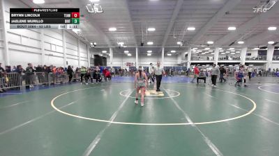 63 lbs 3rd Place - Brynn Lincoln, Team Tugman vs Jaelene Murillo, Dirty Den WC