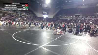 78 lbs 1st Place Match - Cipriano Duran, Bear Cave Wrestling Club vs Josiah Gonzales, Betterman Elite Wrestling