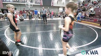 70-75 lbs Rr Rnd 1 - Daxton Epperson, Morrison Takedown Club vs Hadley Matlock, Ponca City Wildcat Wrestling