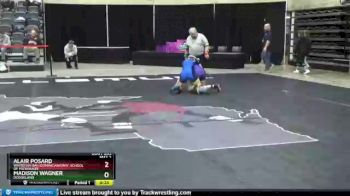 114 lbs Cons. Round 2 - Madison Wagner, Dodgeland vs Alair Posard, Whitefish Bay/Dominican/Univ. School Of Milwaukee