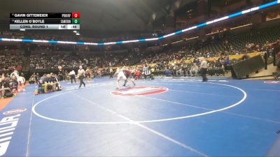215 Class 1 lbs Cons. Round 1 - Gavin Gittemeier, Priory vs Kellen O`Boyle, Cameron