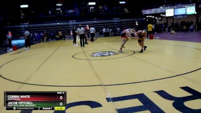 141 lbs Champ. Round 2 - Jacob Mitchell, Fort Hays State University vs Corbin White, Unattached
